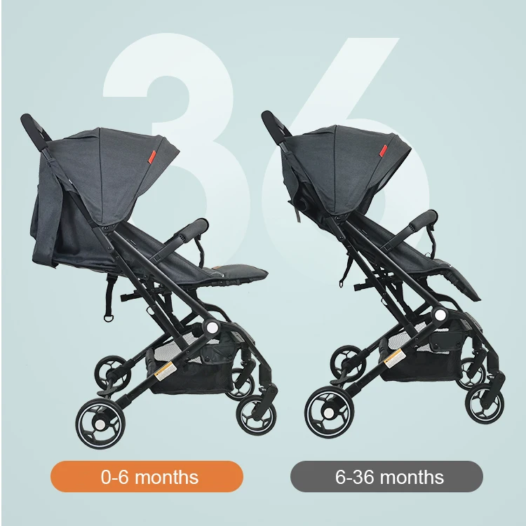 Hot Sale Lightweight 2-in-1 Baby Pram Stroller Portable Travel Baby Stroller for 0-3 Year Olds