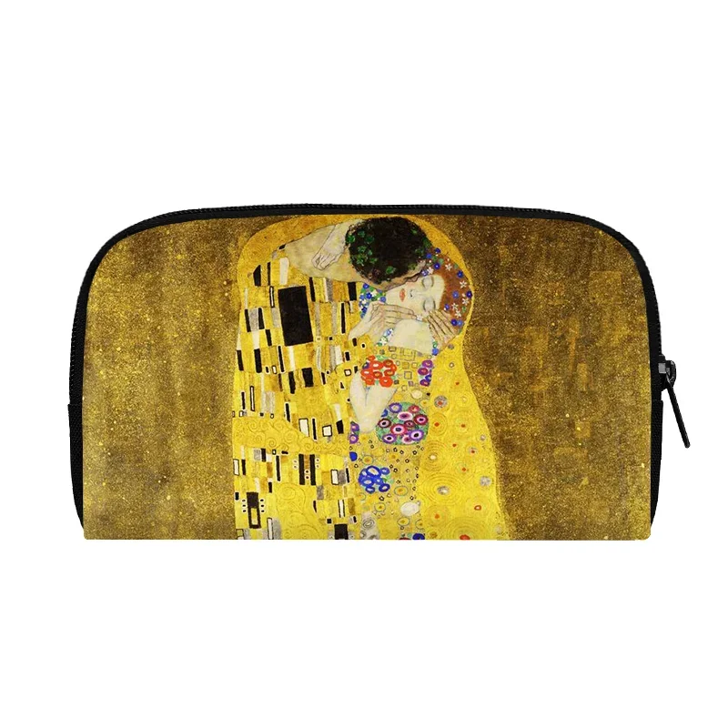 Famous Oil Painting By Gustav Klimt Wallet Der Kuss Kiss tear Women Purses ID Credit Card Phone Holder Money Coin Bags Gift