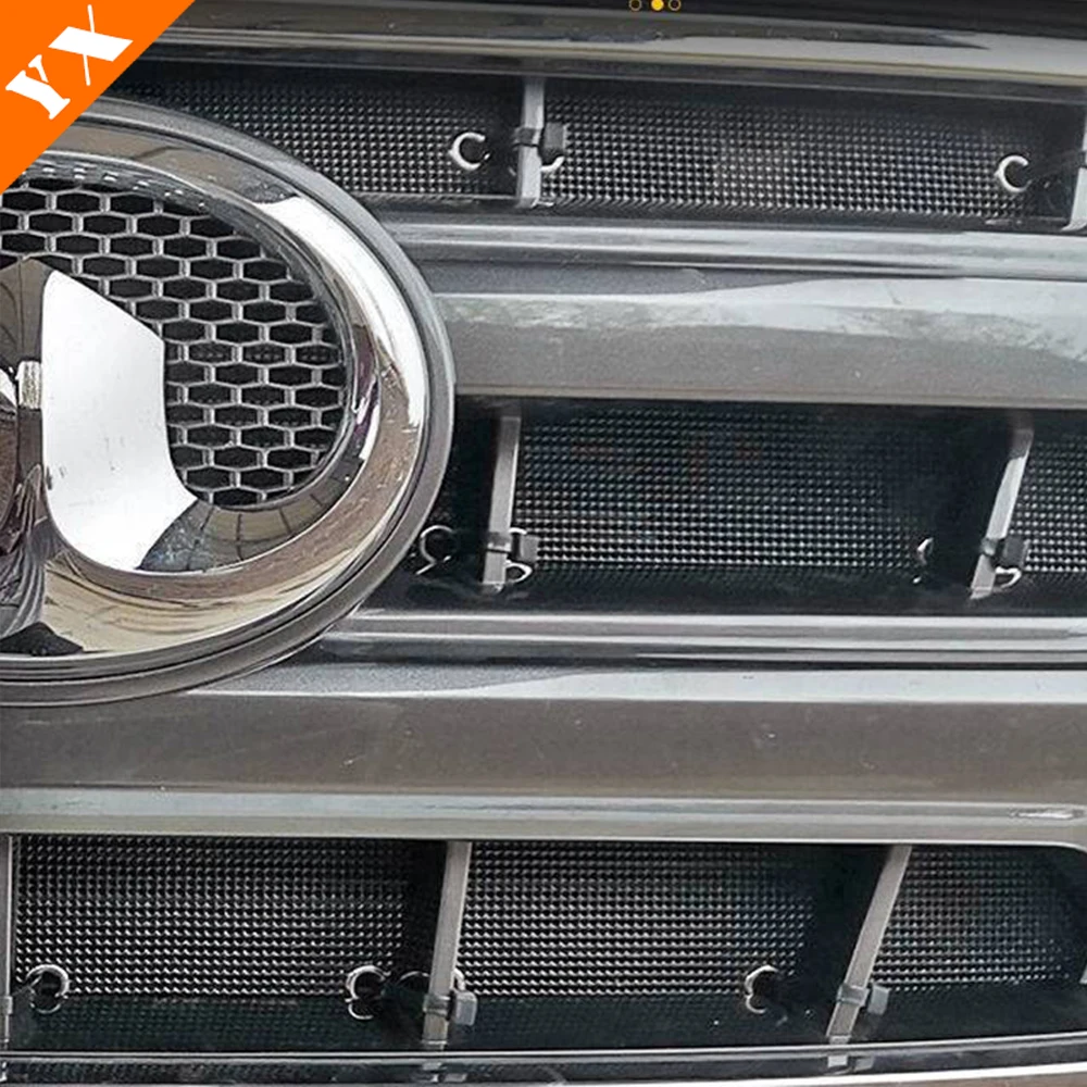 Stainless Trim Car Front Grille Anti-insect Net And Dust-proof Net Decor Cover For GWM Great Wall Wingle 7 2021-2022 Accessories
