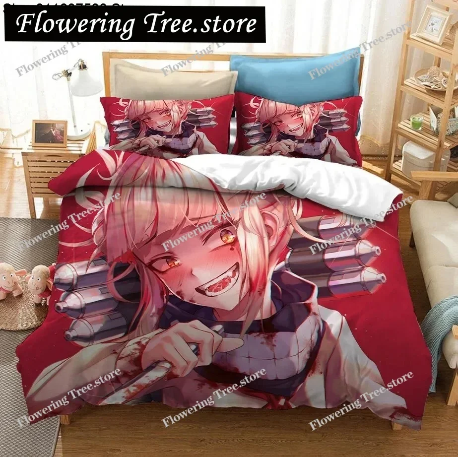 Japan Anime My Hero Academia 3D Printed Bedding Set Duvet Covers Pillowcases Comforter Bedding Set Bedclothes