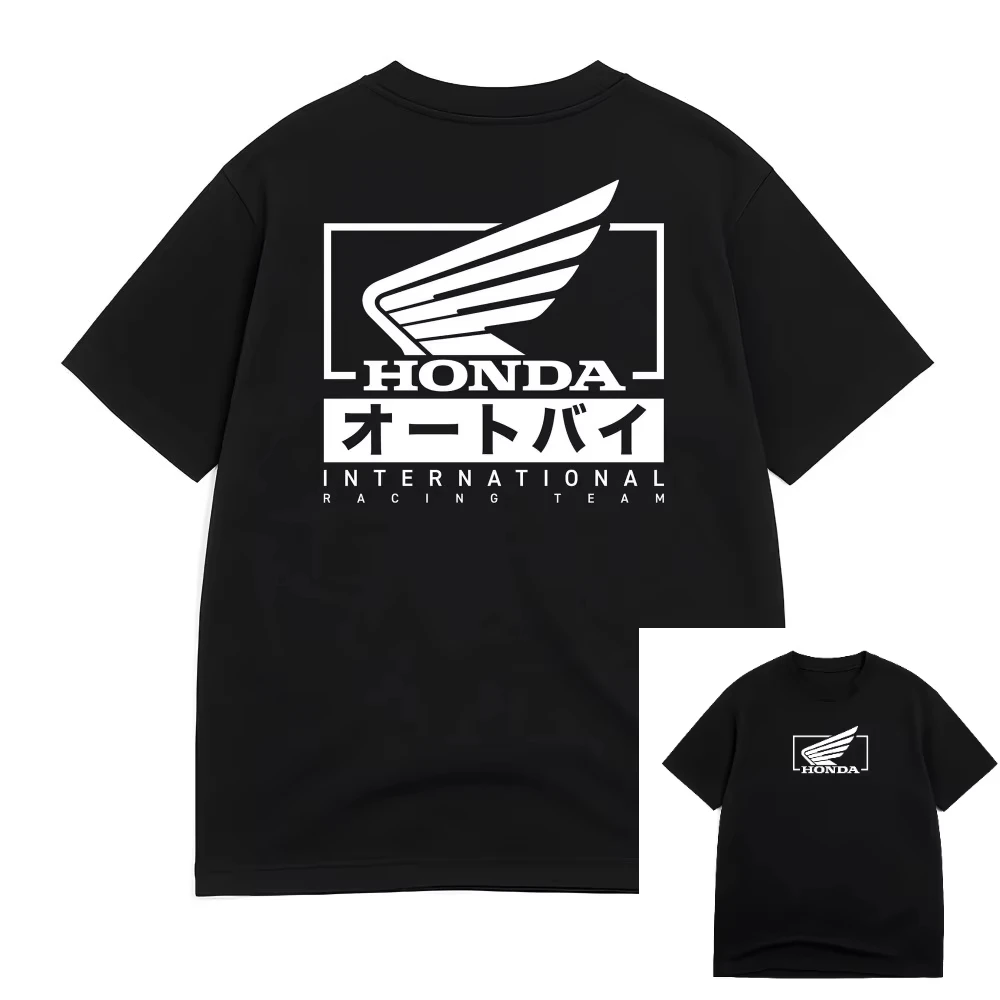 

Новый топ Honda Wingless мотоциклетная футболка гоночная мужская женская футболка ретро мотоциклетная серия с принтом свободная с коротким рукавом в стиле хип-хоп