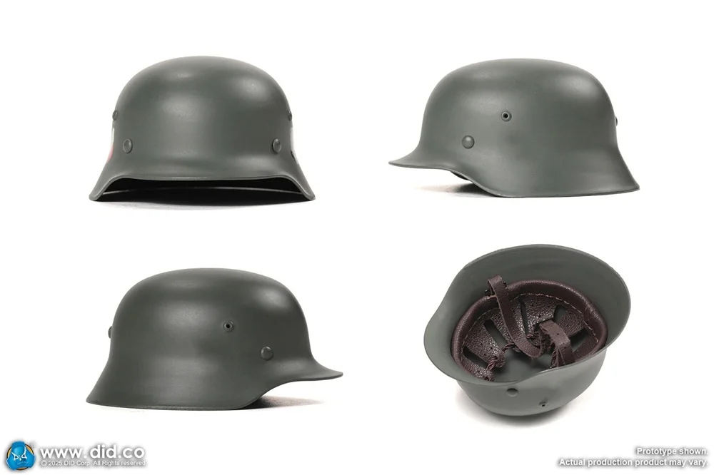 

1/6 DID D80193 The Horse Flag Soldier Man Toys Model Metal Material Helmet with Inner Net Caps Accessories For 12" Figure Doll
