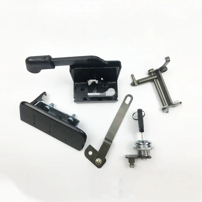 excavator accessories Doosan Daewoo DH60/80-7 bridge Car door lock assembly Internal and external pull Lock core Lock block