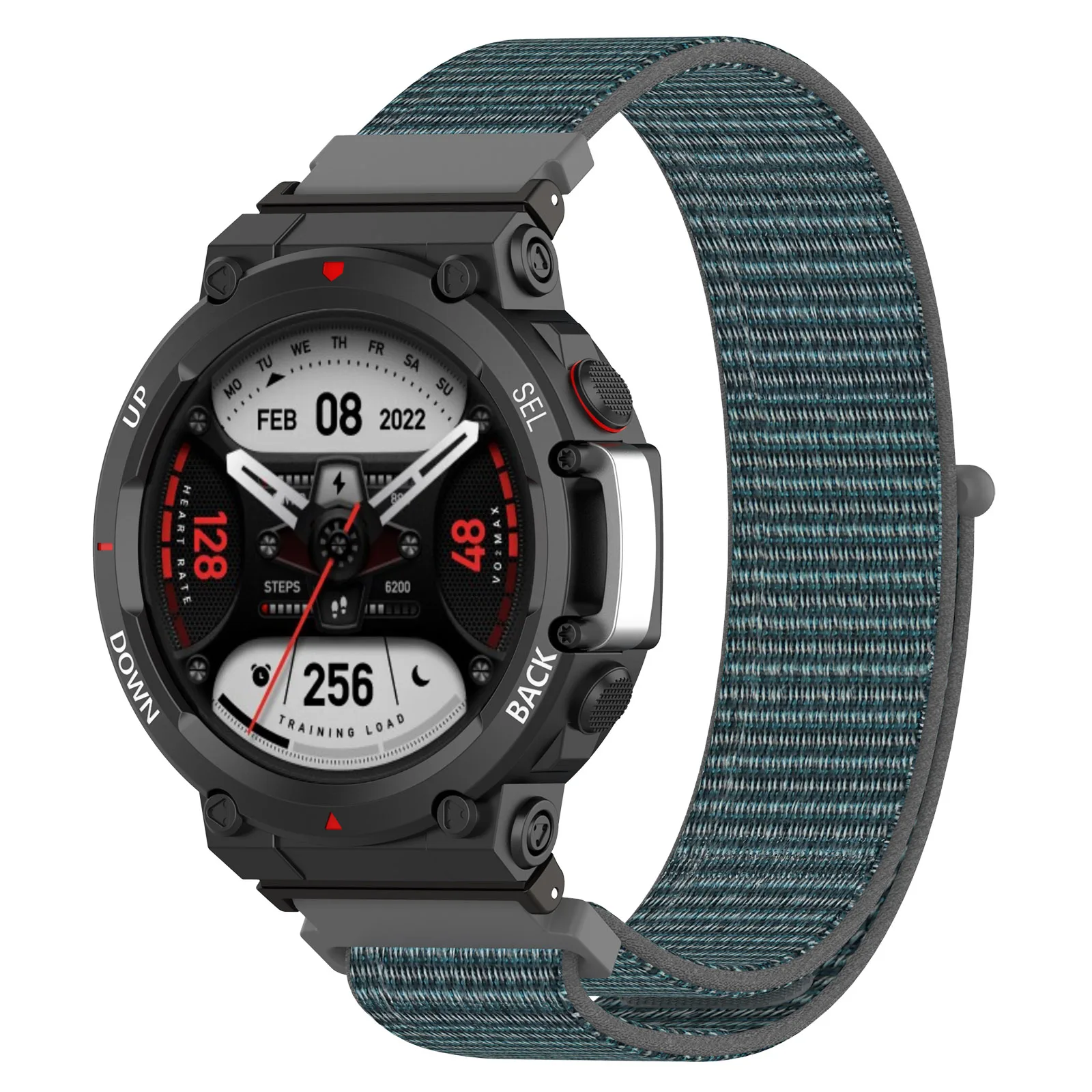 Correa para Huami Amazfit T-Rex2 de 48mm, Correa elástica de nailon para pulsera Huami Amazfit Series, accesorios para reloj de T-Rex2