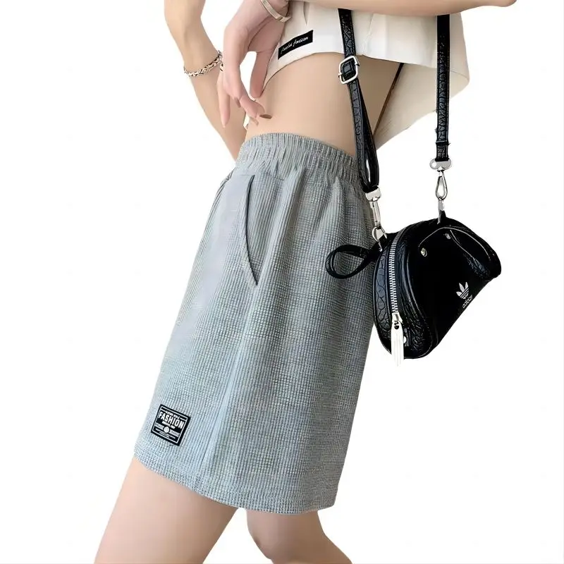 Short élastique anti-usure pour femme, short d'été fin à séchage rapide, adapté pour la course à pied, le fitness et les loisirs, nouveau, 2024