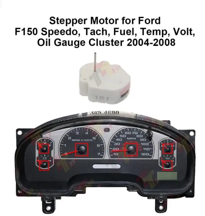 

Stepper Motor for Ford F150 Speedo, Tach, Fuel, Temp, Volt, Oil Gauge Cluster