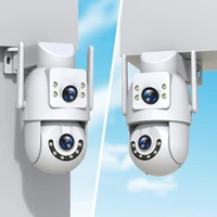 JOOAN 4K HD 5G Wifi PTZ Camera Outdoor 4MP Dual Lens Dual Screen Auto Tracking IP Camera Security Protection CCTV Surveillance 6