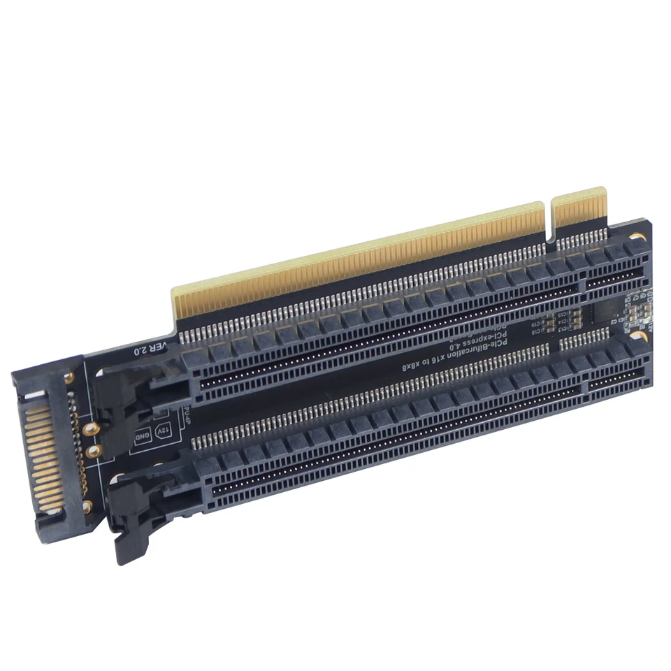 PCI-E 3.0 X16 1 to 2 Expansion Card Gen3 Split Card PCIe