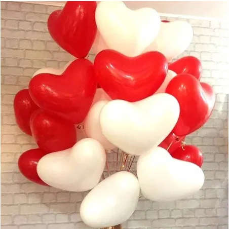 12inch Heart Shaped Wedding Balloon High Metal Latex Balloons Birthday Party Proposal Scene Decorated Purple Gold Helium Baloon