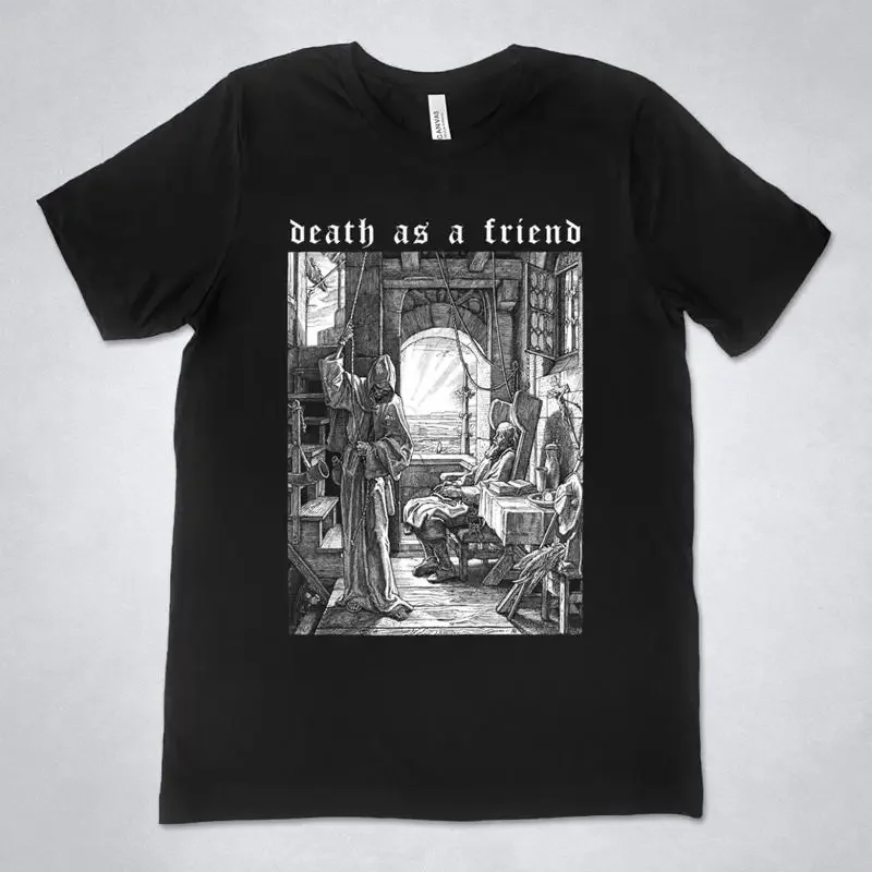 Alfred Rethel Death as a Friend t shirt Life and symbolism unisexT