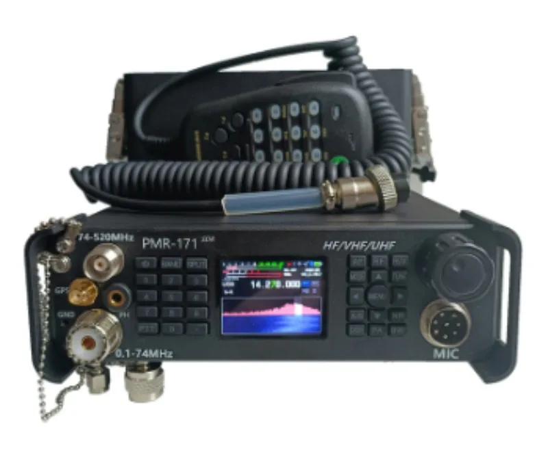 ZASTONE PMR171 SDR High Frequency CB 50/70 trillion HF/UHF Full Mode Mobile Radio DMR Intercom FT8 Universal Serial Bus LSB
