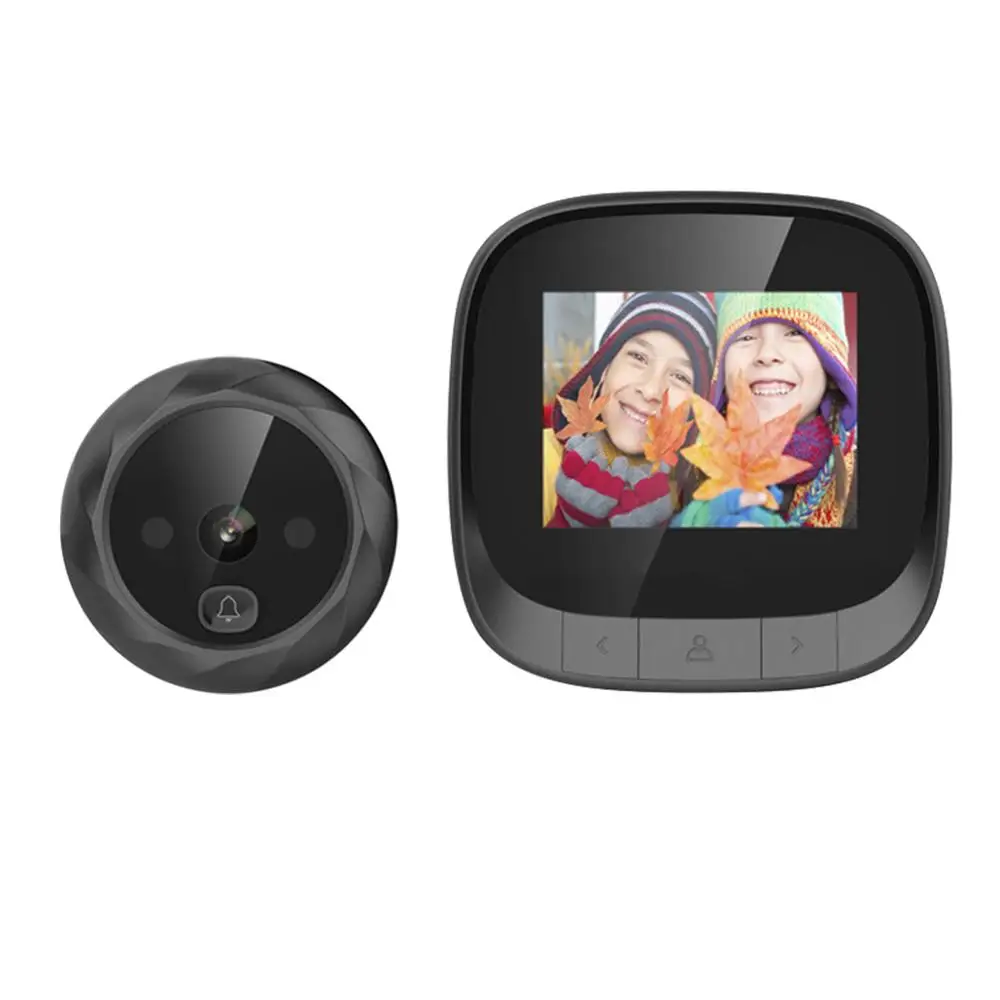 Segurança Digital Peephole Viewer, Door Bell Viewer, Long Standby, Vídeo Intercom, Visão Noturna, Câmera HD, 2,4"