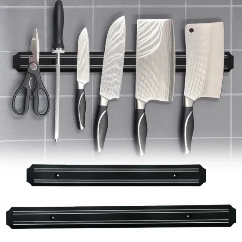 

1pc Maximize Your Kitchen Space with This Magnetic Knife Strip Steel Knife Bar for Holder RackUtensils Tools Kitchen Accessories