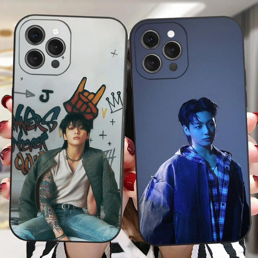 Kpop J-JungkookS Never Let Go Phone Case For iPhone 16,15,14,13,12,11 Plus,Pro,Max,XR,XS,X,7,8 Plus,SE,Mini Silicone Soft