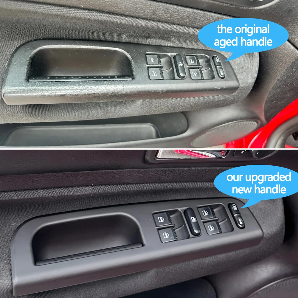 Maniglia Interna Portiera Sinistra Nera Per VW Bora, Golf 4 MK4 E Jetta – Ricambio Originale 1J0867179AA94, Facile Da Montare