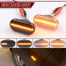 Car Dynamic Side Marker LED Turn Signal Light For Nissan Cube Z11 Tiida C11 Note E11 NE11 Micra K12 NP300 Navara D40 Qashqai J10