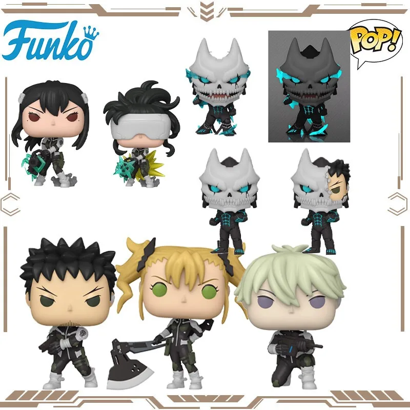 

Funko POP Original Kaiju No. 8, аниме-фигурка Мина Эширо Кафка Хибино Рену, экшн-фигурка, игрушки для мальчиков и девочек, подарок, коллекционная