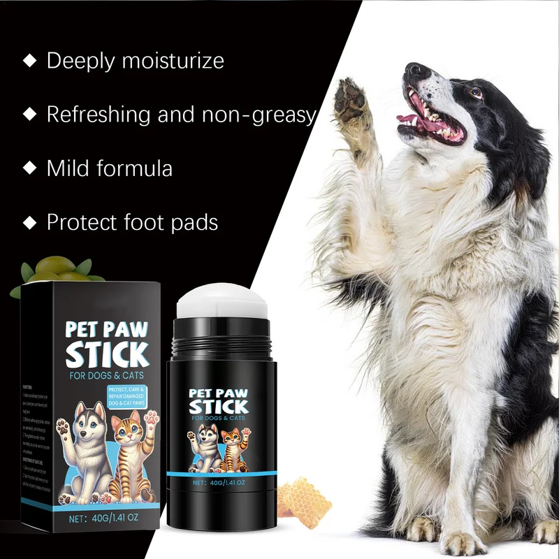 Dog Paw Balm Cat Dog Cracked Paw Removal Wax 40g Paw Care Cream Repairs Moisturizes Dry Noses And Paws