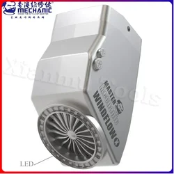 MECHANIC WindFlow X Exhaust Fan with Light Powerful Smoke Exhaust Tool Suitable for Microscopes Welding and Repair of Phone PCB