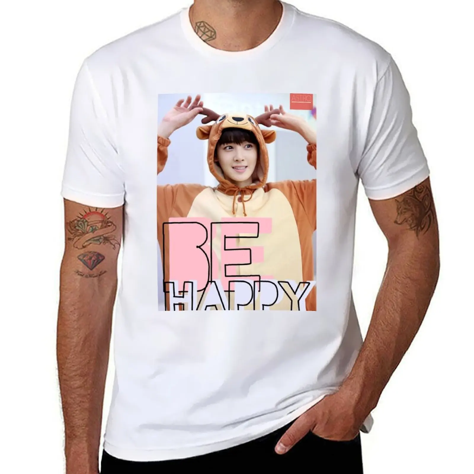 Camiseta Astro K POP, camisetas de diseñador para hombre, Camiseta de algodón 100%