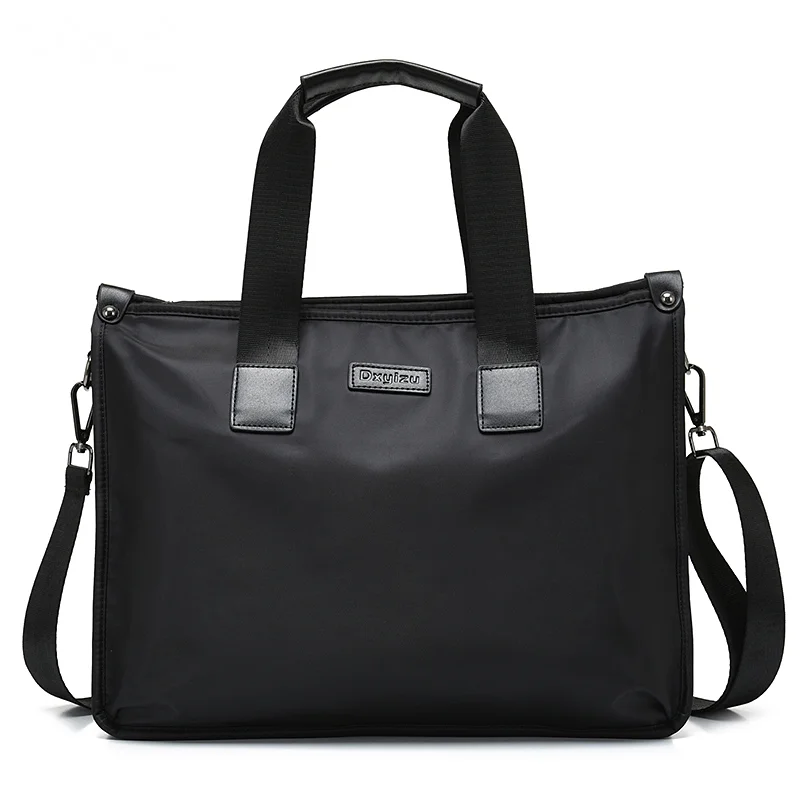 Large Capacity Single Shoulder Bag 14 Inches Travel Bag Unisex Casual Fashion Handbags Nylon Business Briefcase Laptop Bag