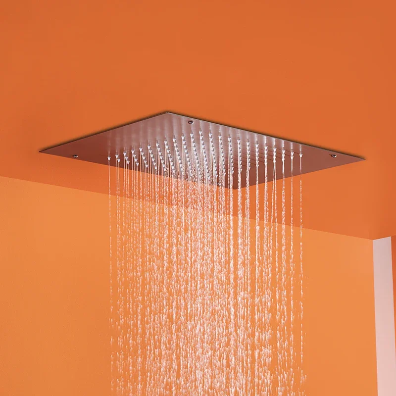 Modern Concealed Rainfall Shower Waterfall Hydrotherapy High Quality Bathroom Ceiling