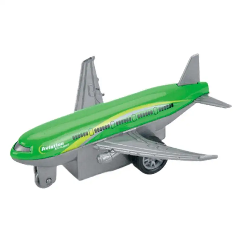 Pull Back Plane Toy Alloy Inertia Simulation Plane Model Toy Realistic Design Parties Favors Plane Toys For Home Outdoors School