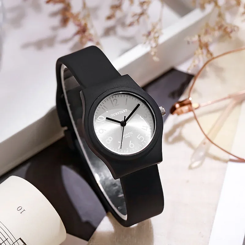 Pasek silikonowy zegarek kwarcowy relogio feminino moda codzienna luksusowy damski zegarek na rękę Montre Femme zegar Reloj Mujer Dropshipping