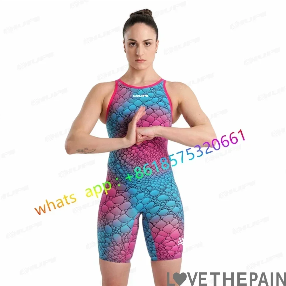 2022 Triathlon Suit Slimming Tight One Piece Swimsuit Female Sports Swimwear Women Professional Racing Training Bathing Suit