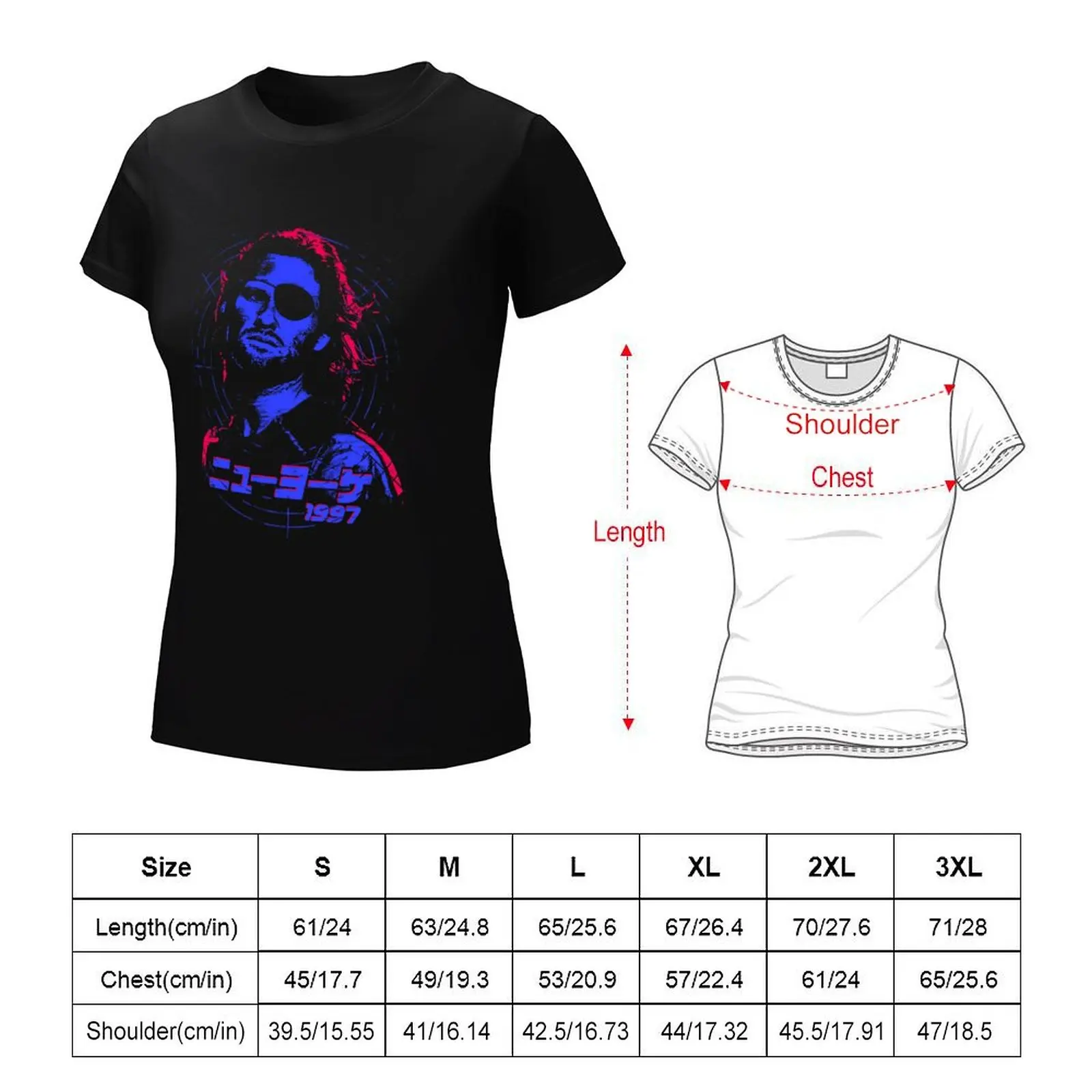 Escape from Néw Yórk 1997 Japanese T-shirt cute clothes Female clothing tops t shirt dress Women