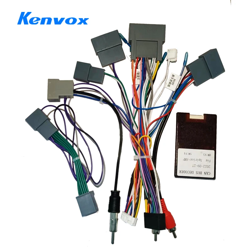 android Car radio Adapter Canbus Box Decoder 16pin Wiring Harness Plug Power Cable For Honda Spirior acura sr9 2009 2015