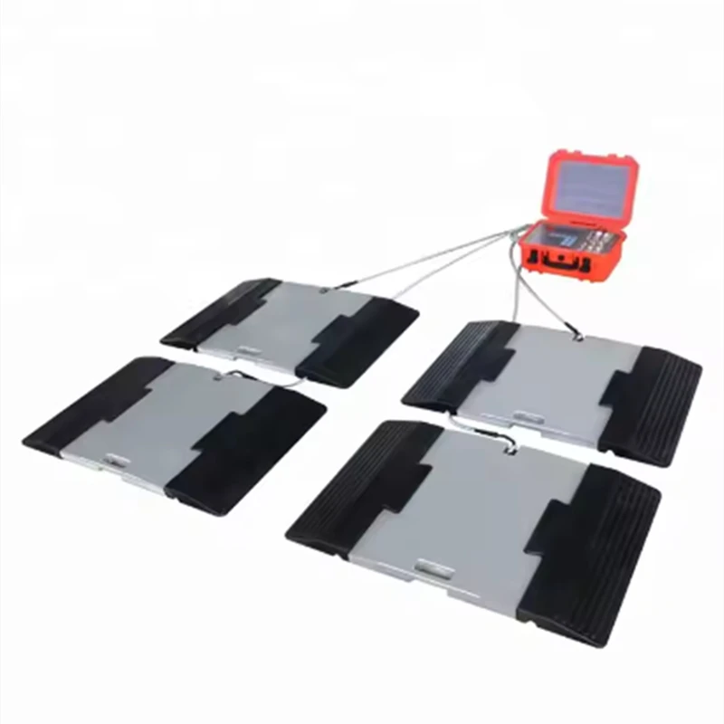 Portable Axle Scale with Touch Screen Display and  Support