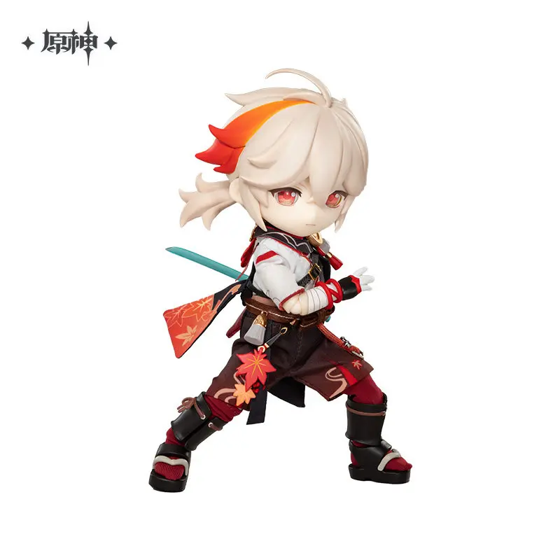 

Официальная оригинальная подвижная фигурка Каэдэхары Казухи из Genshin Impact с набором сменных нарядов, аксессуаров и реквизита
