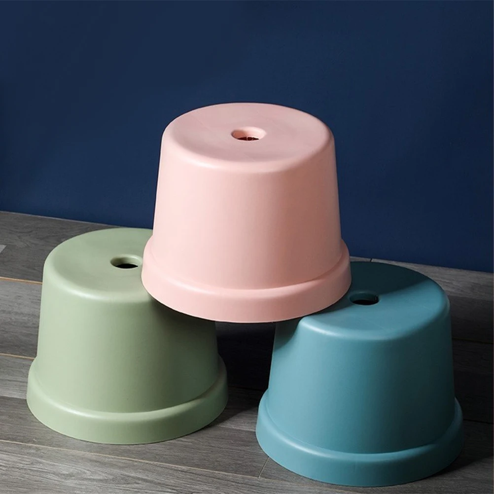 

Plastic Stool Kids Step Stools Green Simple Small Anti slip Compact Lightweight Safe Children Furniture Home Living