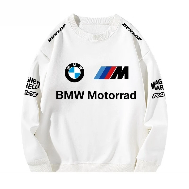 Racing BWM BMW Team Round Neck Hoodie Men's Autumn and Winter New Loose Casual Clothes