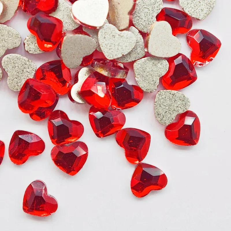 wholesale 3mm Mini Heart INS Hot Flat Back Nail Rhinestone  Special Shaped Crystals Art Stones 3D Personalized Decoration