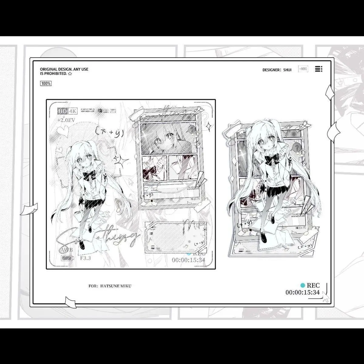 10 سنتيمتر هاتسون ميكو أبيض وأسود الاكريليك المدرجات-مشهد الحرم الجامعي JK موحدة على الوجهين سطح المكتب الحلي