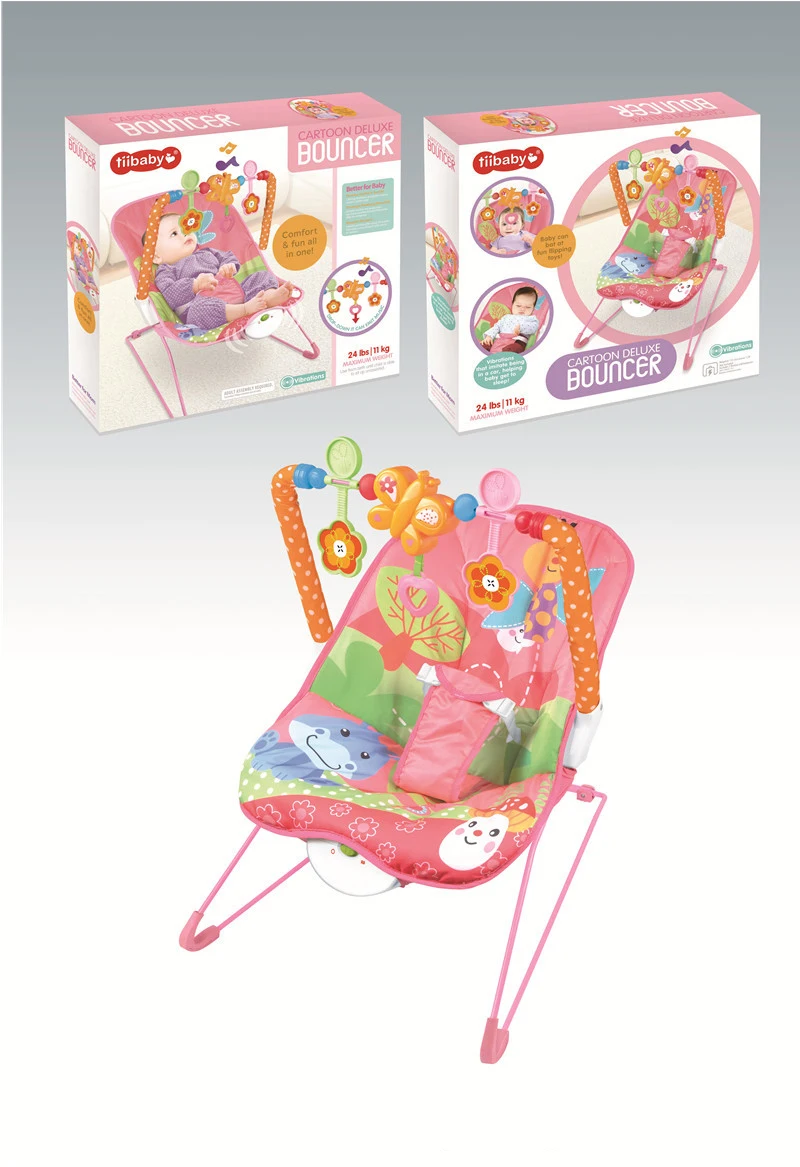 Electric Baby Rocking Chair Swing Baby Multi-Function Soothing Coaxing Reclining Chair Children\'s Music Toys Cotton Baby Rocker