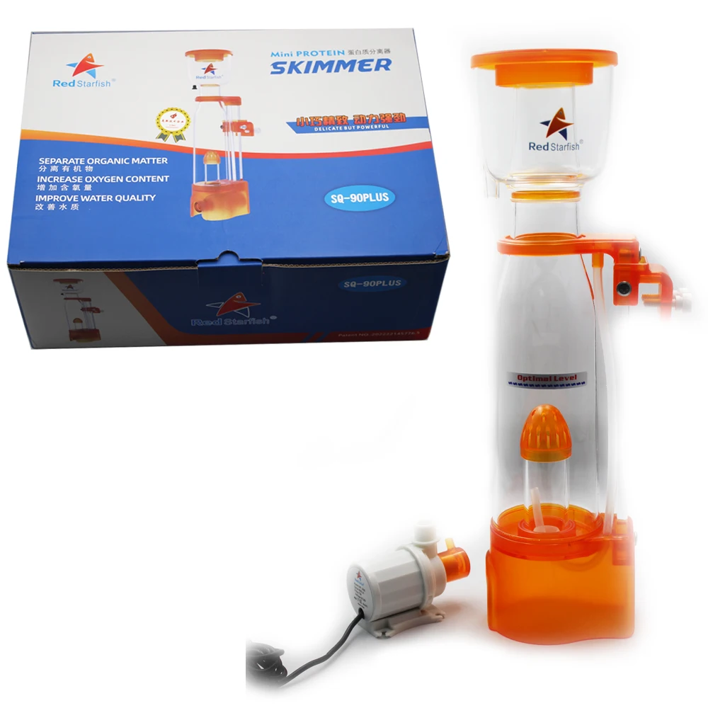 

Красная морская звезда, новый продукт SQ-70/90 Plus, мини-фильтр скиммера для аквариума с насосом постоянного тока для скиммера для нано-аквариума 50-90 л-140 л