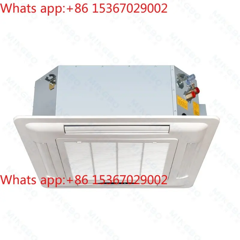 Cassette fan coil water system embedded ceiling central water air conditioner end ceiling machine ceiling four sides