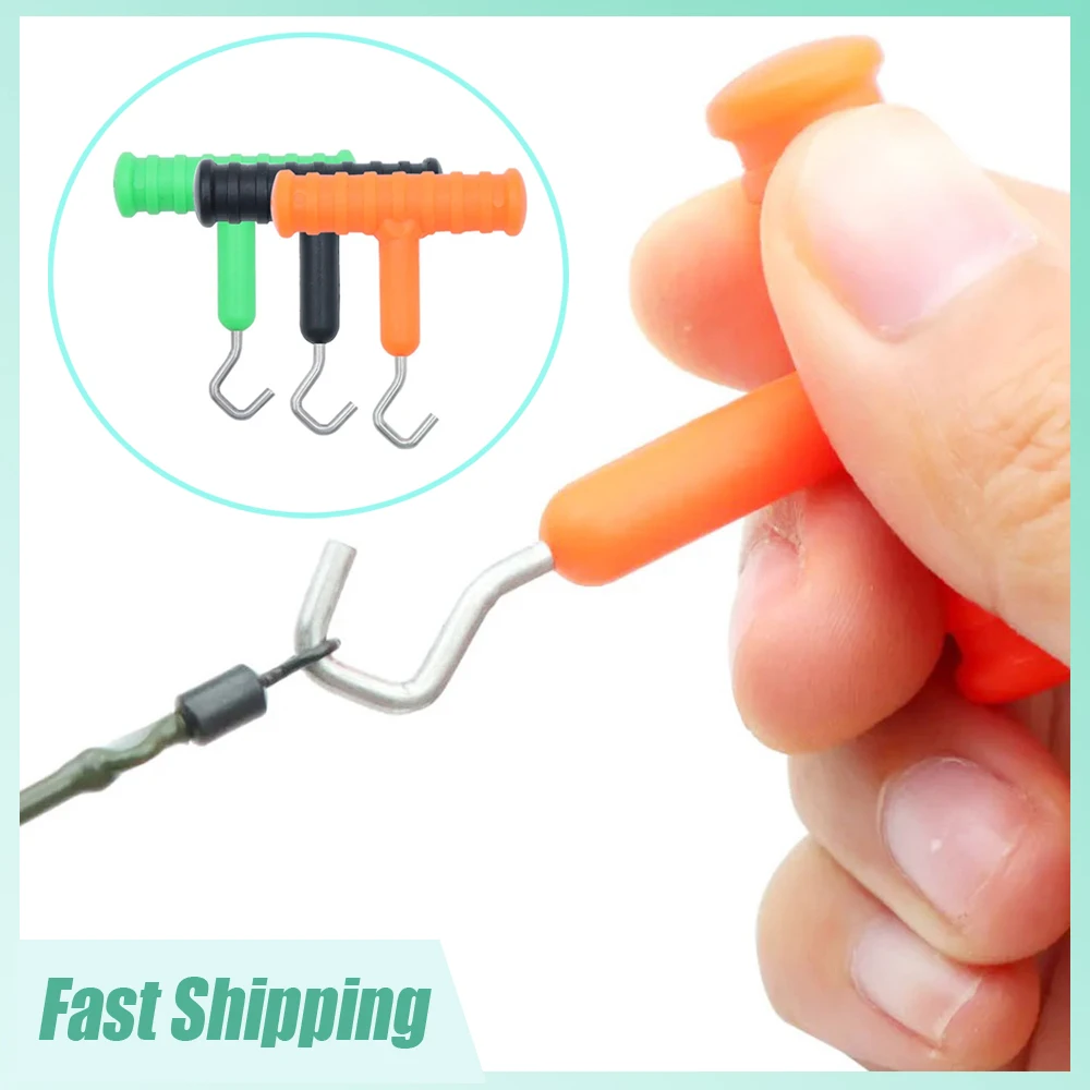 

2pcs Carp Fishing Hook Link Knotting Tool Fishing Hair Rig Making Puller Knot Tool Fishing Hook Detacher Extractor Accessories
