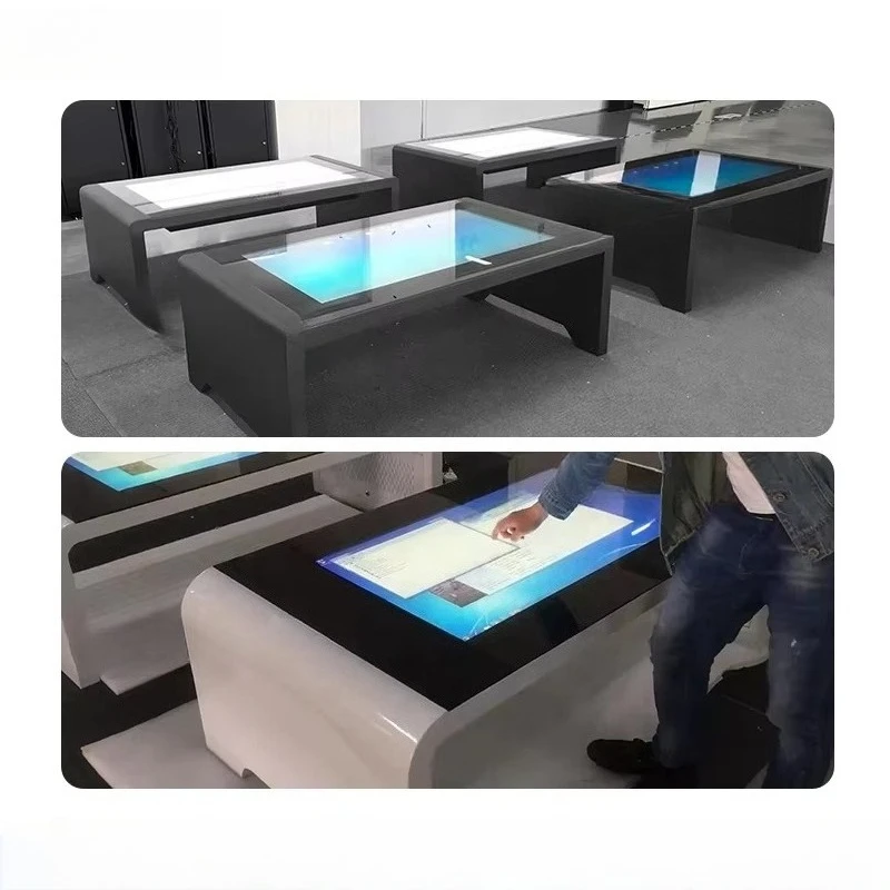 Conference Advertising Stand Menu Stand Led Coffee Touch Screen  and Game Interactive Restaurant 16.7m, Black 178 /178 5ms