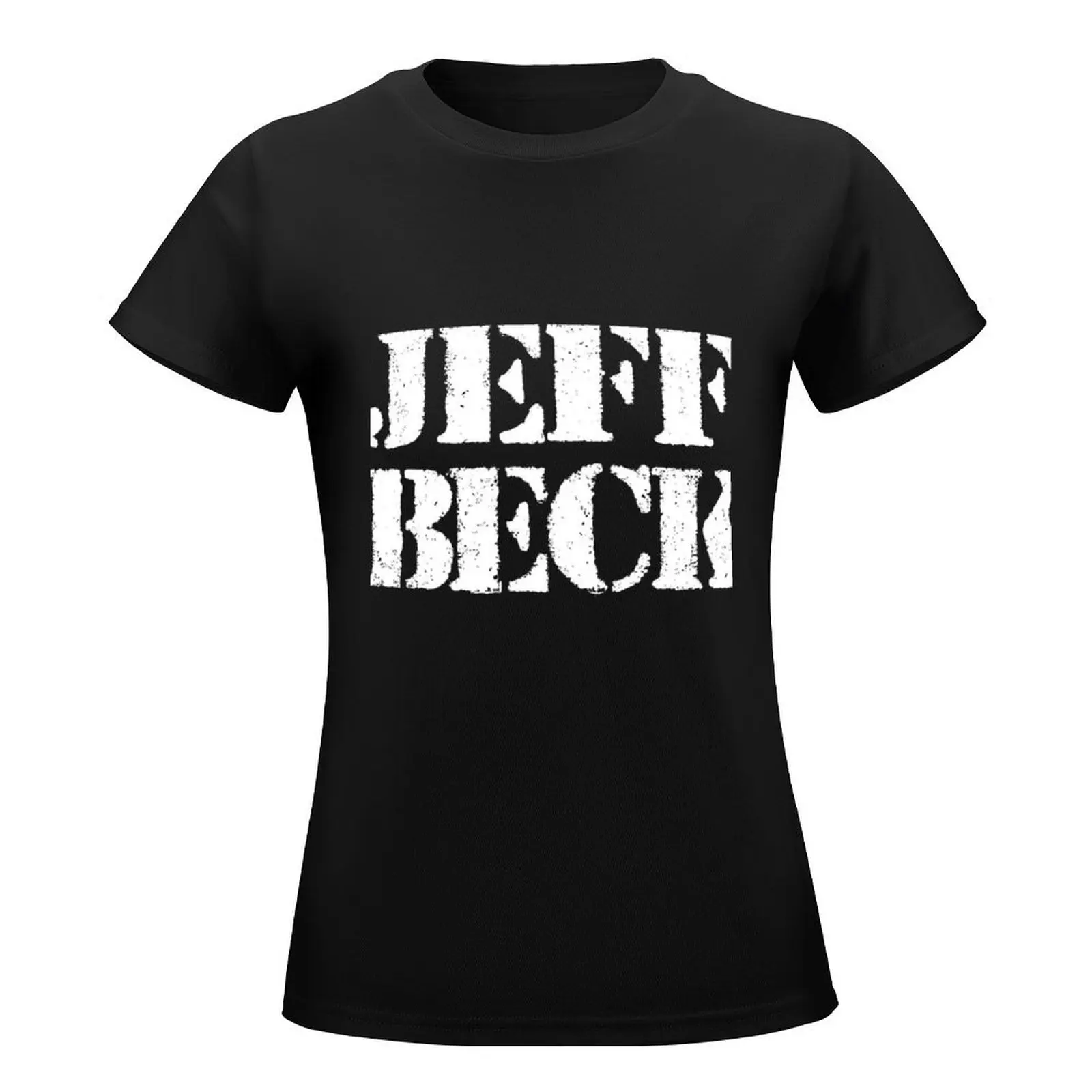 Jeff beck There and back T-Shirt Short sleeve tee funny hippie clothes oversized graphic t-shirts for Women