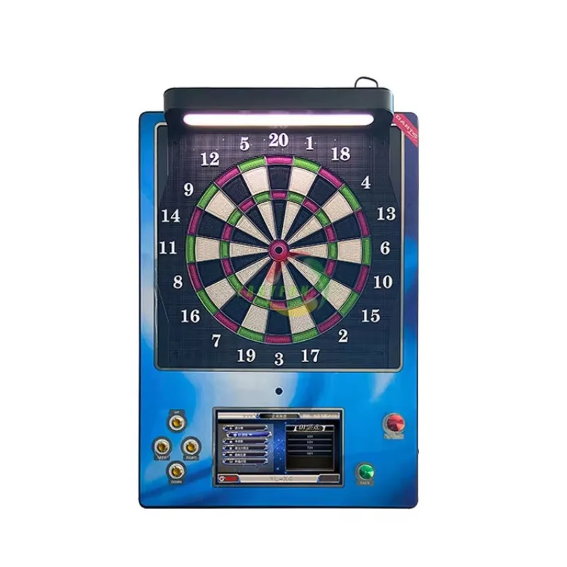 

Indoor Sport Electronic Darts/Mini Arcade Machine for Coin Operated With Sound and Music/dart Board Game
