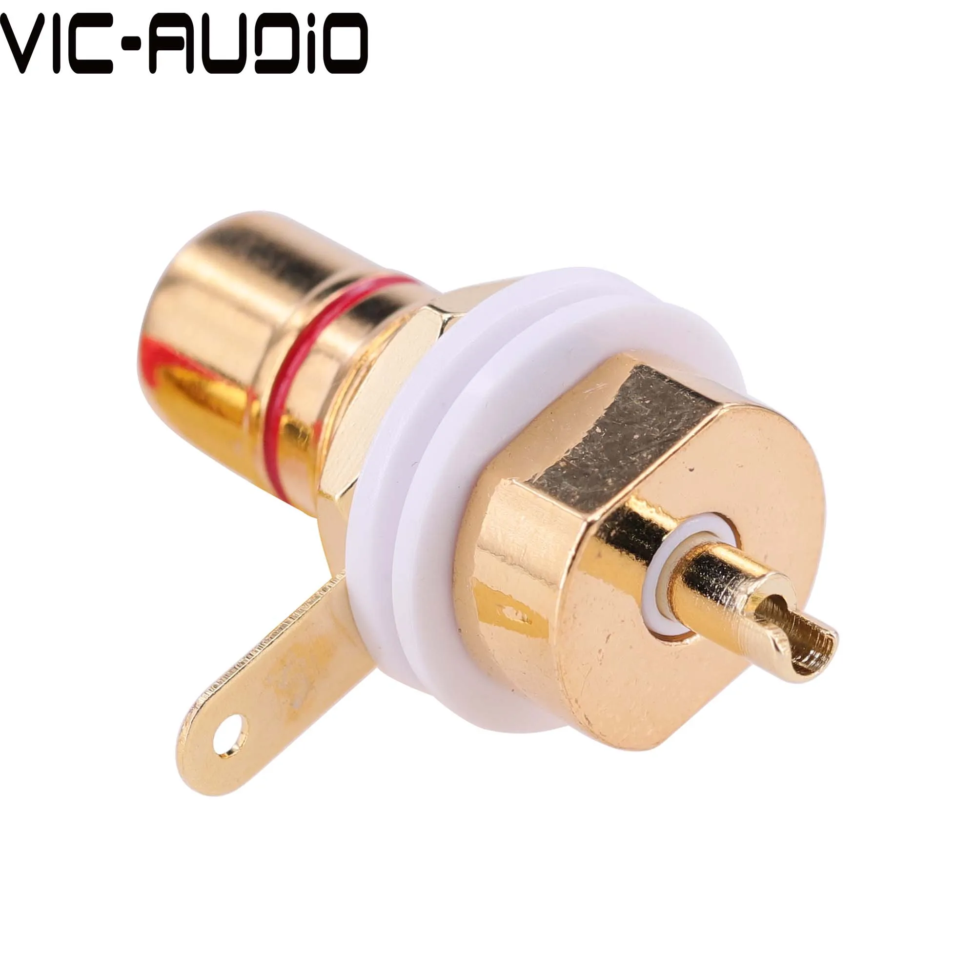 Разъем RCA, гнездовой разъем, шасси, разъем, аудиоразъем, перегородка, цикл, гайка, пайка, позолоченный усилитель, аудиоразъем