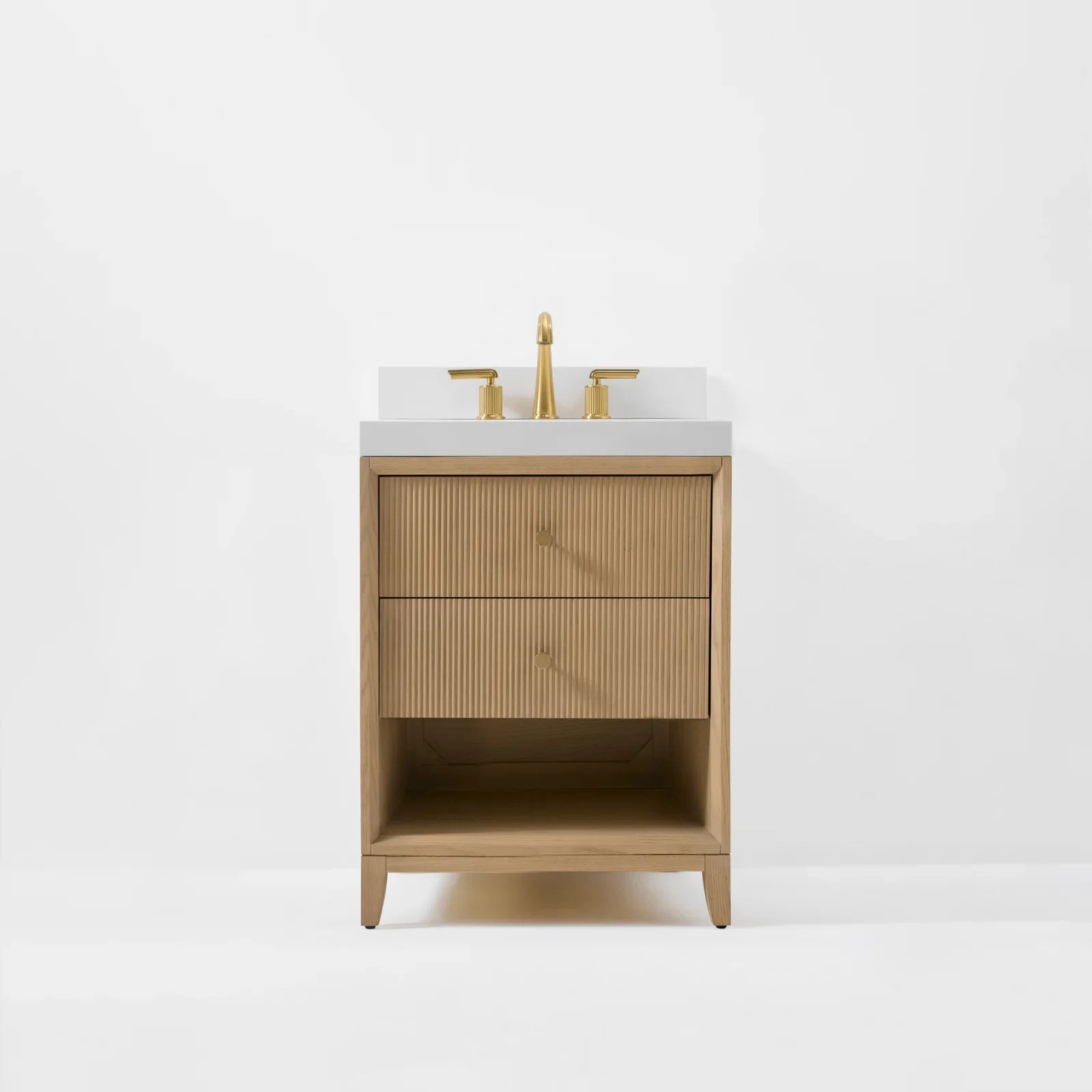 

！@Combohome Modern Design Square Rectangular Solid Wood Painted Floor Cabinet with Aluminum Carcase for Hotel for Bathroom Vanit