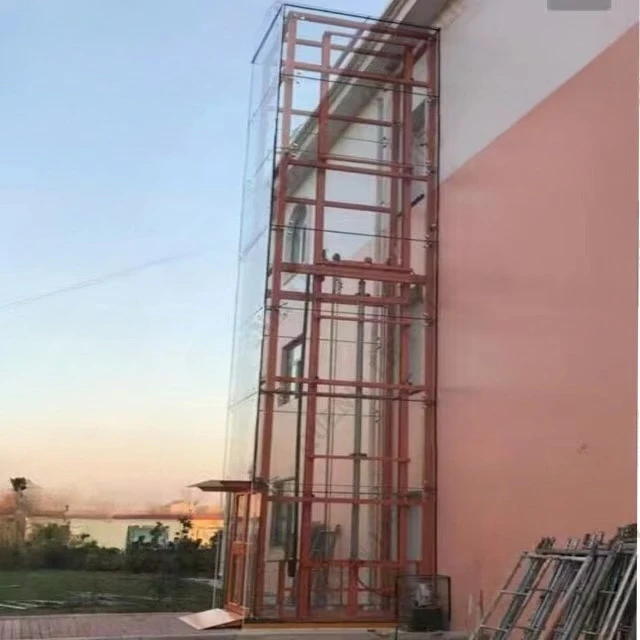 Heavy Loading Capacity Goods Lift Platform Wall Mounted Table Cargo Lift Elevator