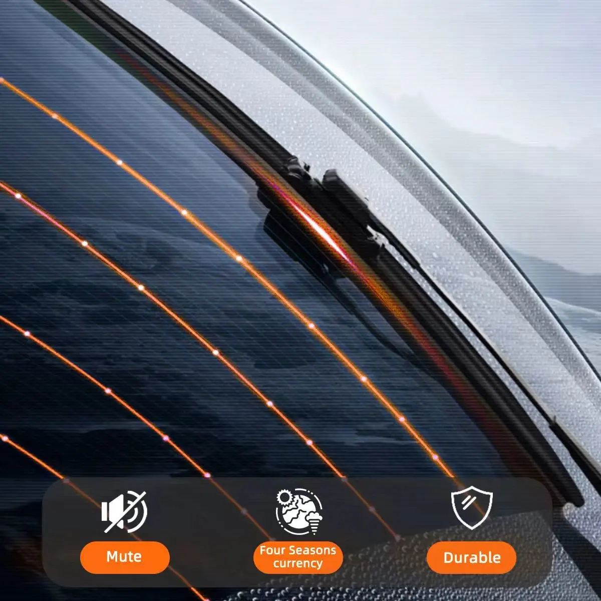 2 قطعة شفرات ممسحة السيارة الأمامية لجيلي GX3 GX3 BAC X3 Pro Galaxy L7 الهندسة C GE13 2017-2024 ملحقات الزجاج الأمامي #3