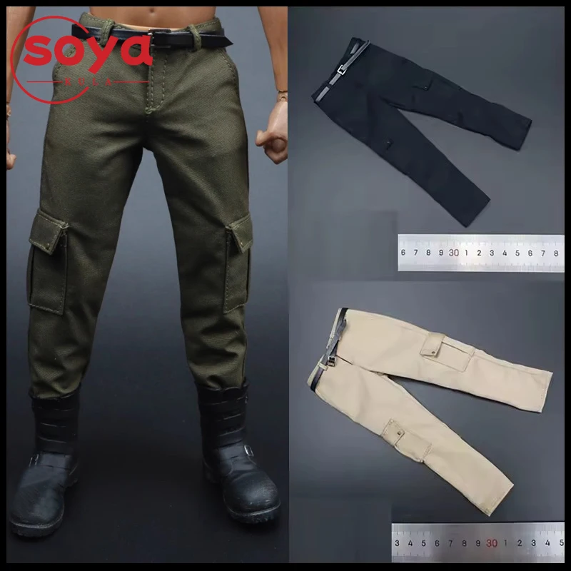 AFS 1/6 échelle mâle Combat pantalon pantalon décontracté avec ceinture vêtements modèle adapté 12 ''soldat figurine corps poupées