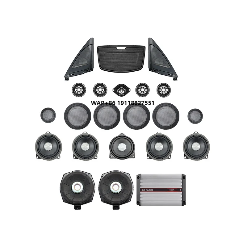 F34 3GT 3 Series Car Front Door Tweeter Music Modification Stainless Steel Sticker Decoration Original Upgrade Cover